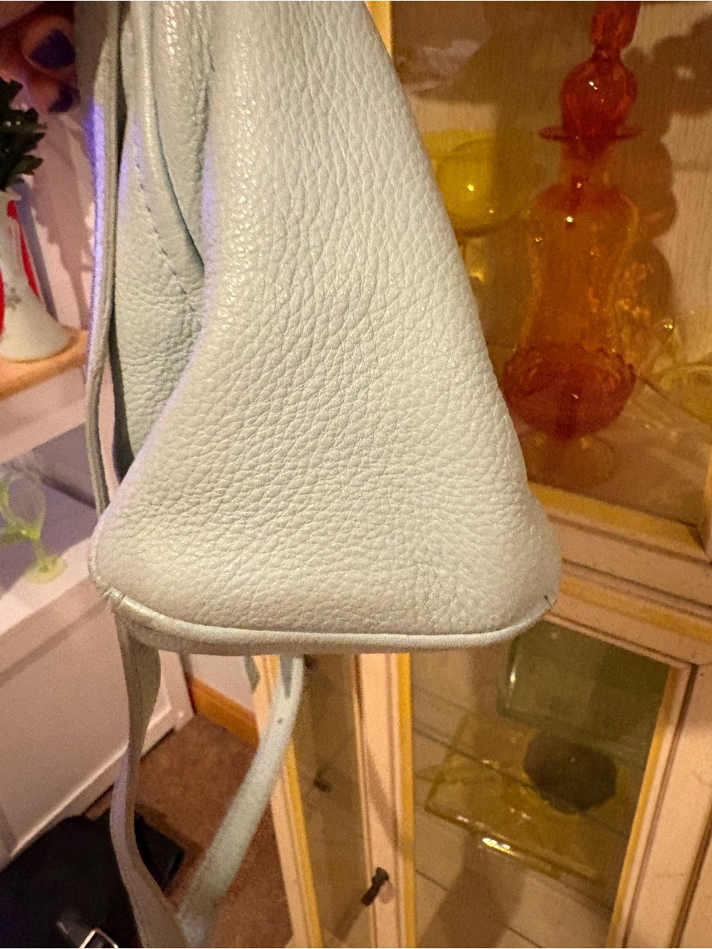kate spade Light blue Pebbled Leather Shoulder Bag - Picture 3 of 12
